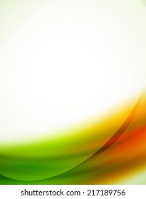 Unusual blur wave abstract background, modern shiny design