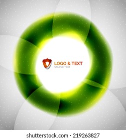 Unusual blur wave abstract background, modern shiny design