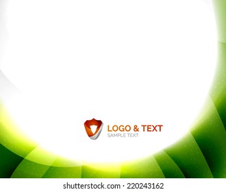 Unusual blur wave abstract background, modern shiny design