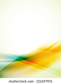 Unusual blur wave abstract background, modern shiny design