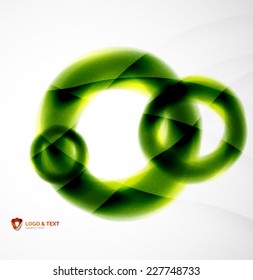 Unusual blur wave abstract background, modern shiny design