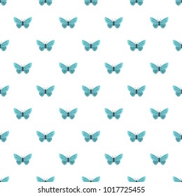 Unusual butterfly pattern seamless in flat style for any design