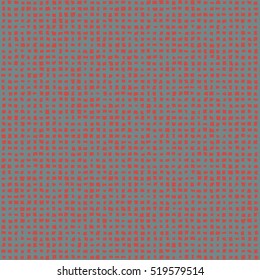 Unusual checkered red - gray vector background for textiles and wallpaper.