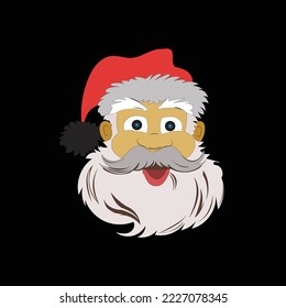 unusual Christmas Santa Claus modern art