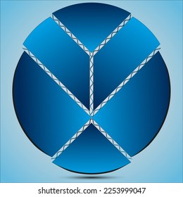 Unusual Circle Symbol Vector Art