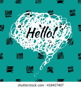 Unusual color universal card. Hand Drawn textures. Wedding, anniversary, birthday, Valentin's day, party invitations. Vector cover with sketchy elements.