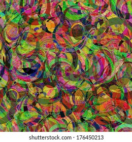 unusual colorful abstract pattern