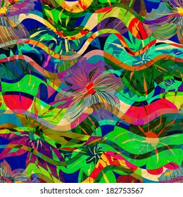 unusual colorful abstract pattern