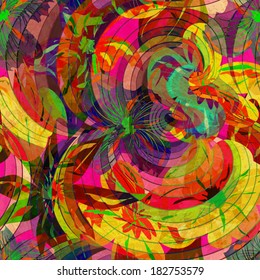 unusual colorful abstract pattern