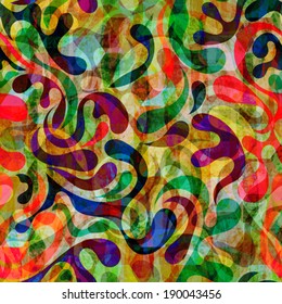 unusual colorful abstract pattern
