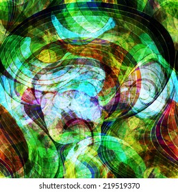unusual colorful abstract pattern