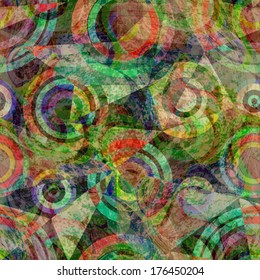 unusual colorful geometric abstract pattern