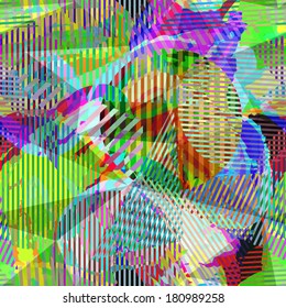 unusual colorful geometric abstract pattern