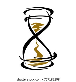 unusual creative hourglass