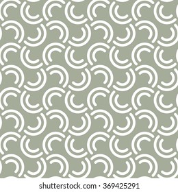 Unusual curves pattern seamless vector background tile