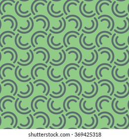 Unusual curves pattern seamless vector background tile