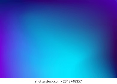Unusual dark blue gradient. Night sky, space, northern lights. Vector creative background