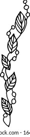 Unusual flower plants in vector drawn by hands. For cover design, notebook, packaging, scrapbooking, things, poster, poster, fabric.