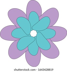 Flores inusuales en vectores dibujados por las manos. Para el diseño de portada, portátil, embalaje, rayado, cosas, afiche, afiche, tela.