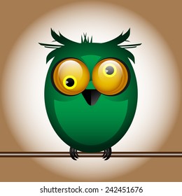 unusual funny owl