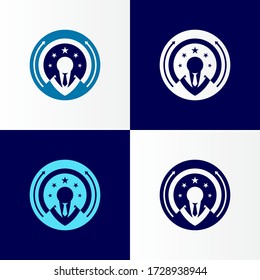 Unusual Icons - illustration vector graphic of brilliant career perfect for business logo and icon, just add your name in Your Design, Flat Icons