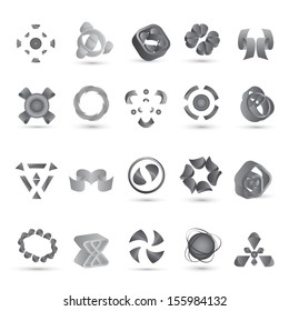 Unusual Icons Set - Isolated On White Background - Vector Illustration, Graphic Design Editable For Your Design. Unusual Logo