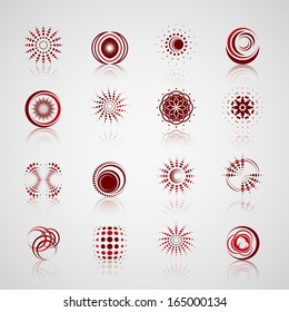 Unusual Icons Set - Isolated On Gray Background - Vector Illustration, Graphic Design Editable For Your Design