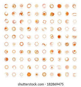 Unusual Icons Set - Isolated On White Background - Vector Illustration, Graphic Design Editable For Your Design