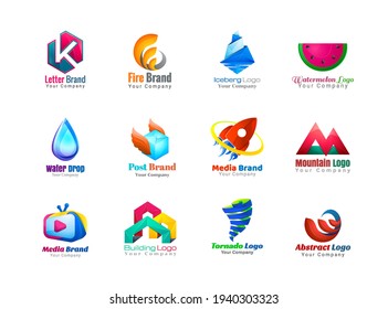 Unusual Icons Set Isolated On White Background Vector Illustration, Graphic Design.