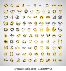 Unusual Icons Set - Isolated On Gray Background - Vector Illustration, Graphic Design Editable For Your Design