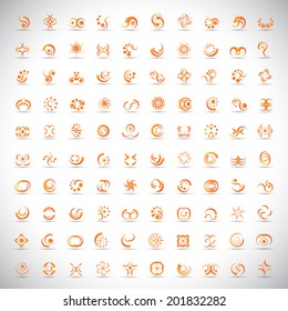 Unusual Icons Set - Isolated On Gray Background - Vector Illustration, Graphic Design Editable For Your Design  