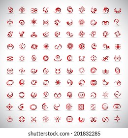 Unusual Icons Set - Isolated On Gray Background - Vector Illustration, Graphic Design Editable For Your Design  