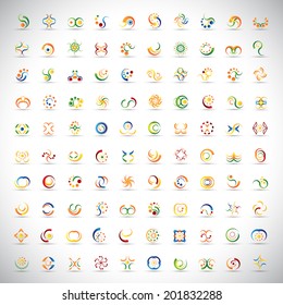 Unusual Icons Set - Isolated On Gray Background - Vector Illustration, Graphic Design Editable For Your Design 