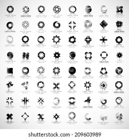 Unusual Icons Set - Isolated On Gray Background - Vector Illustration, Graphic Design Editable For Your Design 