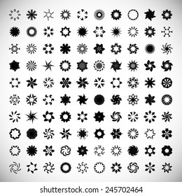 Unusual Icons Set - Isolated On Gray Background - Vector Illustration, Graphic Design Editable For Your Design 