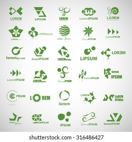 Unusual Icons Set - Isolated On Gray Background - Vector Illustration, Graphic Design Editable For Your Design