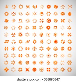 Unusual Icons Set - Isolated On Gray Background - Vector Illustration, Graphic Design Editable For Your Design