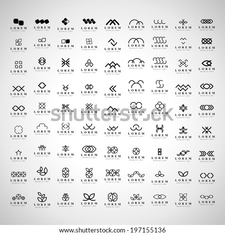 Unusual Icons Set - Isolated On Gray Background - Vector Illustration, Graphic Design Editable For Your Design 