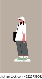 An unusual image of a person