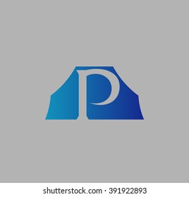 Unusual Letters p Graphic Design Editable For Your Design
