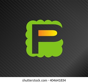 Unusual Letters p Graphic Design Editable For Your Design
