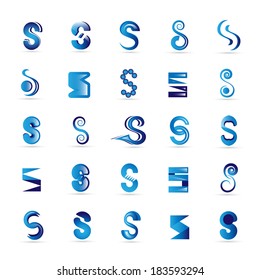 Unusual Letters Set - Isolated On White Background - Vector Illustration, Graphic Design Editable For Your Design