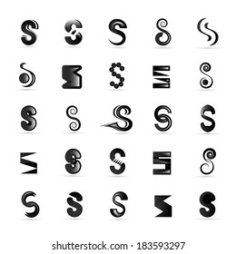Unusual Letters Set - Isolated On White Background - Vector Illustration, Graphic Design Editable For Your Design