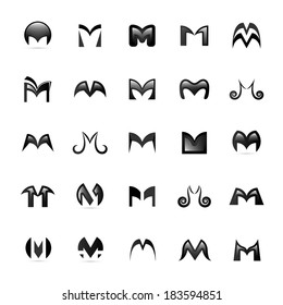 Unusual Letters Set - Isolated On White Background - Vector Illustration, Graphic Design Editable For Your Design