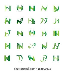 Unusual Letters Set - Isolated On White Background - Vector Illustration, Graphic Design Editable For Your Design