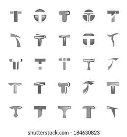 Unusual Letters Set - Isolated On White Background - Vector Illustration, Graphic Design Editable For Your Design
