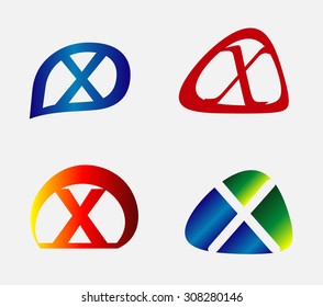 Unusual Letters X Set
