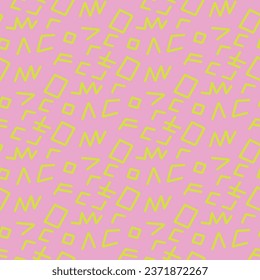 Unusual minimalistic seamless pattern shapes. Fashion Design. Memphis Print. Pop art culture