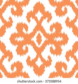 Unusual native damask pattern seamless vector background tile
