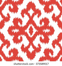 Unusual native damask pattern seamless vector background tile
